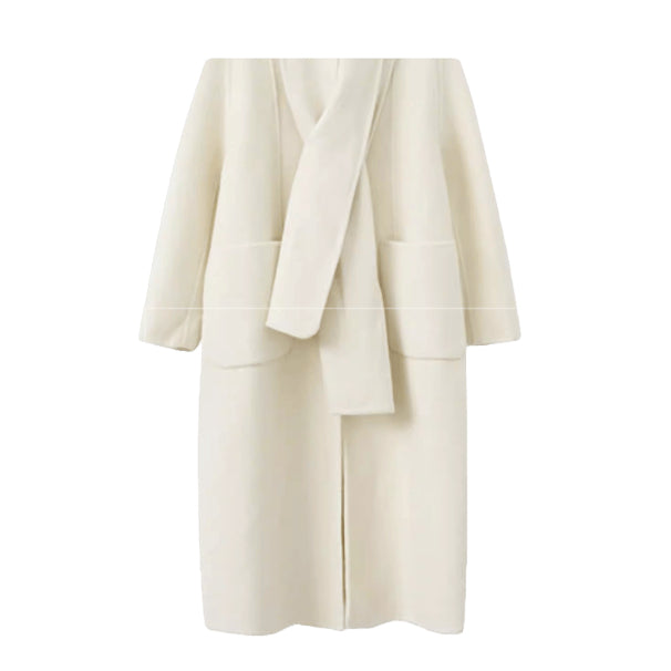 Oversized Double-Faced Wool Long Coat