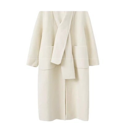 Oversized Double-Faced Wool Long Coat