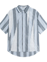 Lace - Plaid Embroidered Shirt - CHINASQUAD