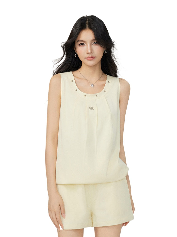 Solid-Color Cooling Vest &amp; Skirt Set - CHINASQUAD
