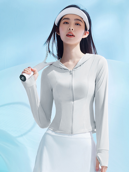 Ice Waves Sunscreen Slim Fit Jacket