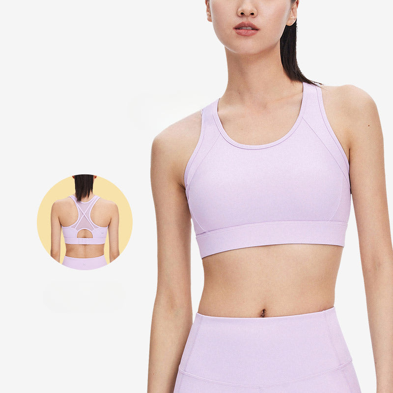 Removable Padded Cups Integrated Sports Bra