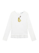 Fruit Print Lace-spliced T-Shirt - CHINASQUAD