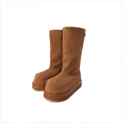 Genuine Leather Snow Boots