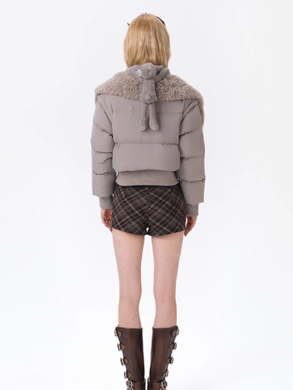 Detachable Short Puffer Jacket