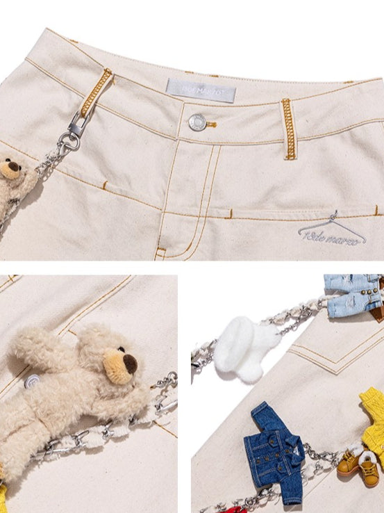 Unisex Structured Straight-Leg Trousers