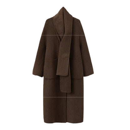 Oversized Double-Faced Wool Long Coat