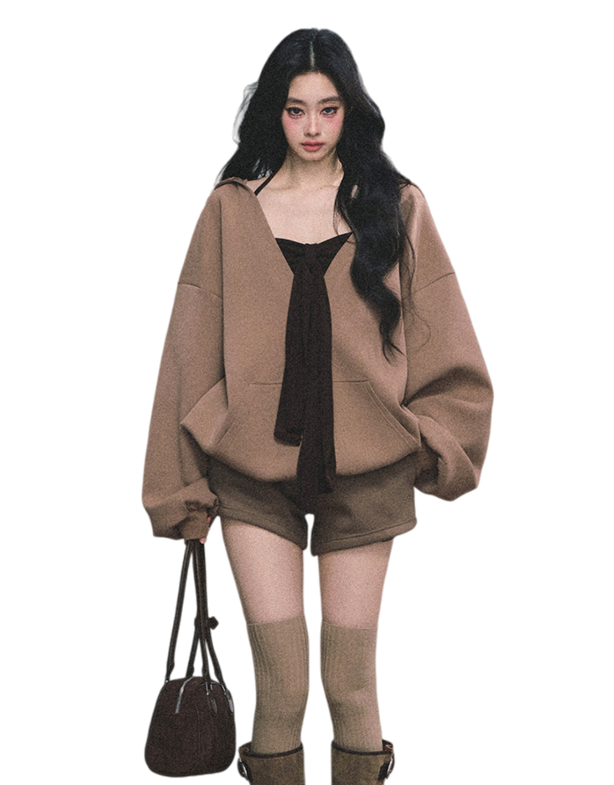 Autumn Leaves Hoodie Three-Piece Set