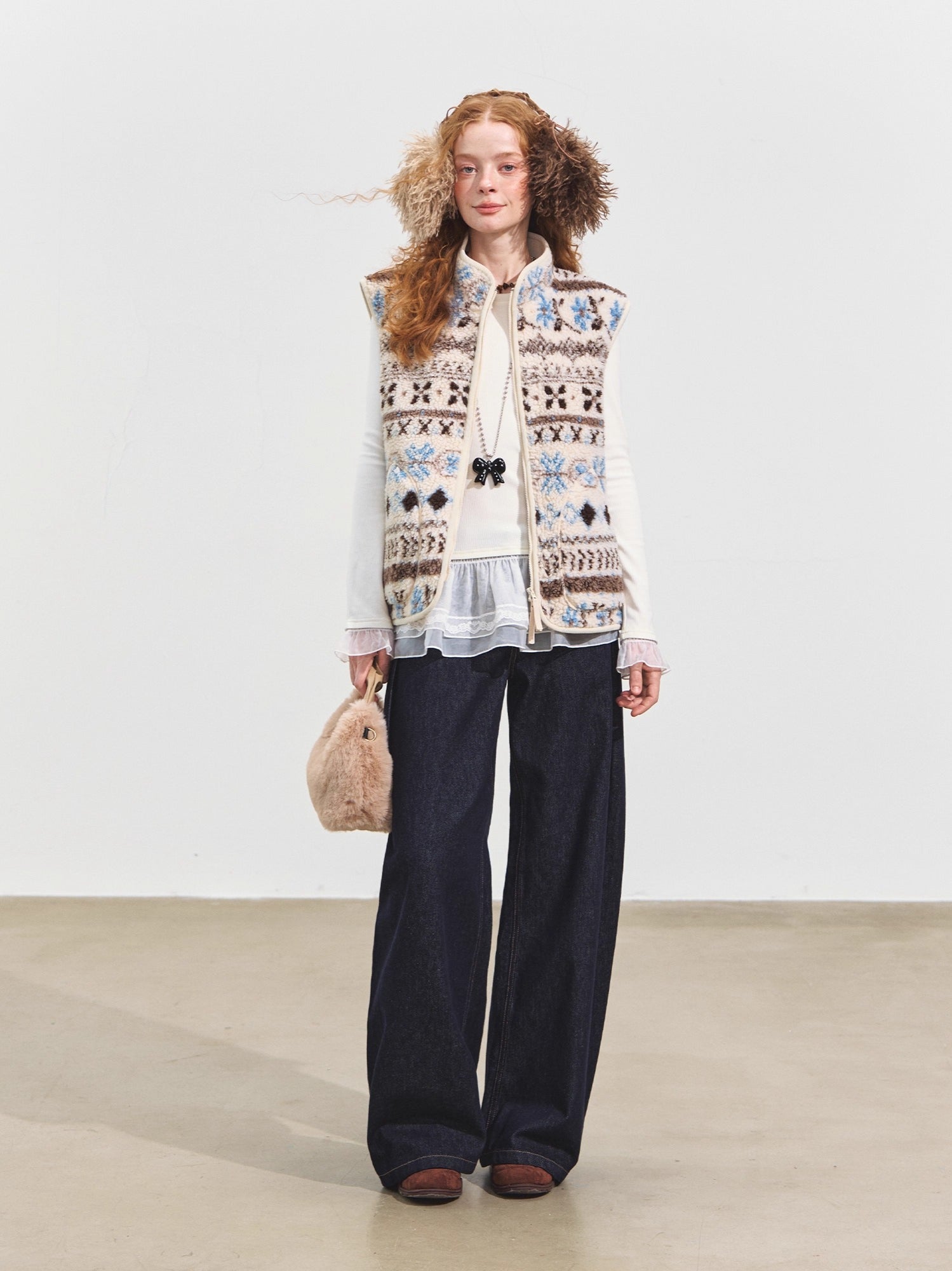 Raw Denim Pleated Banana Pants