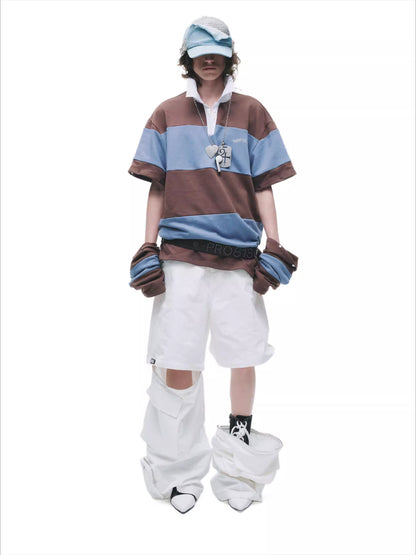 Detachable Patchwork Oversized T-Shirt