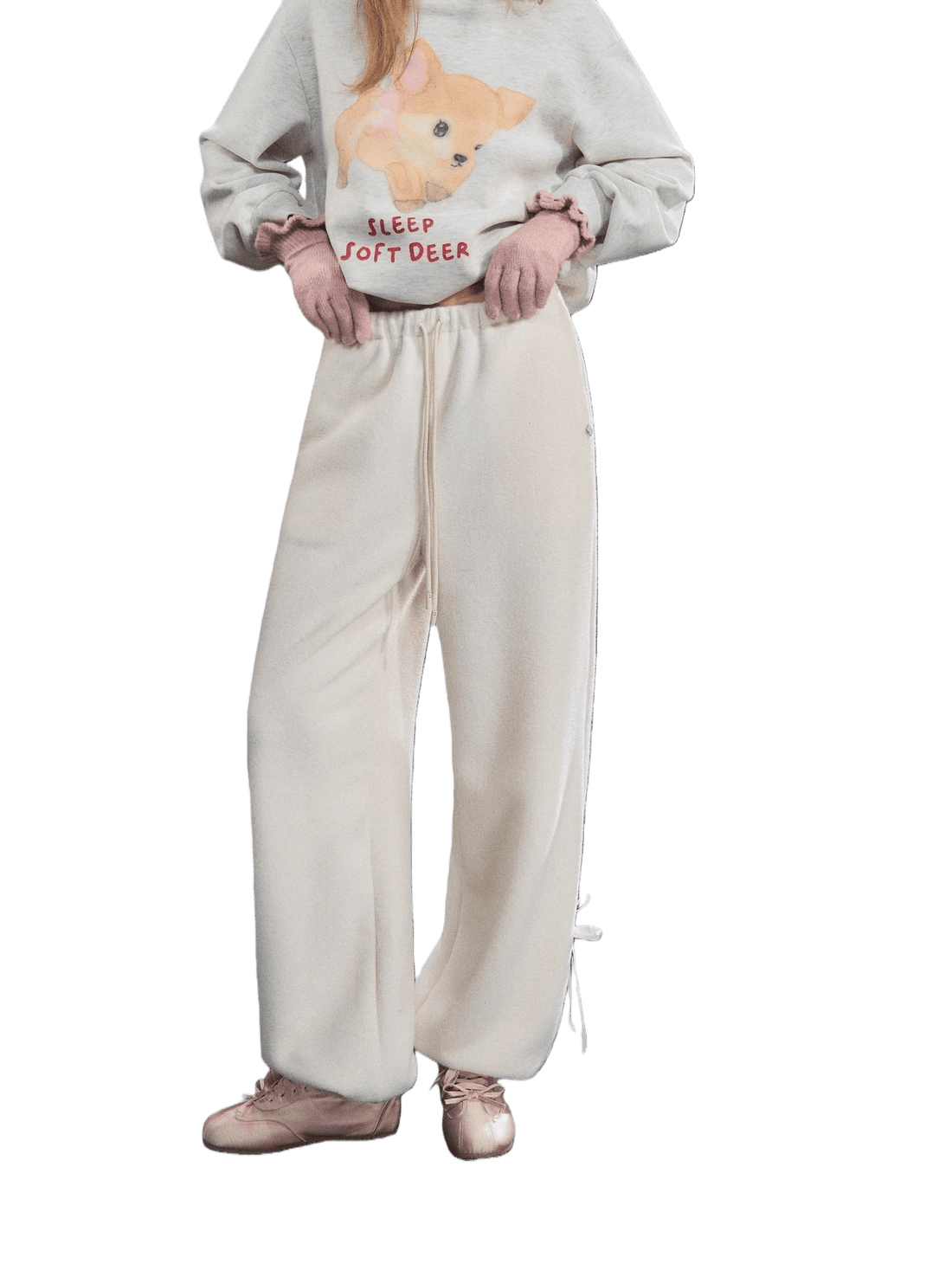 Velvety Jogger Lantern Pants