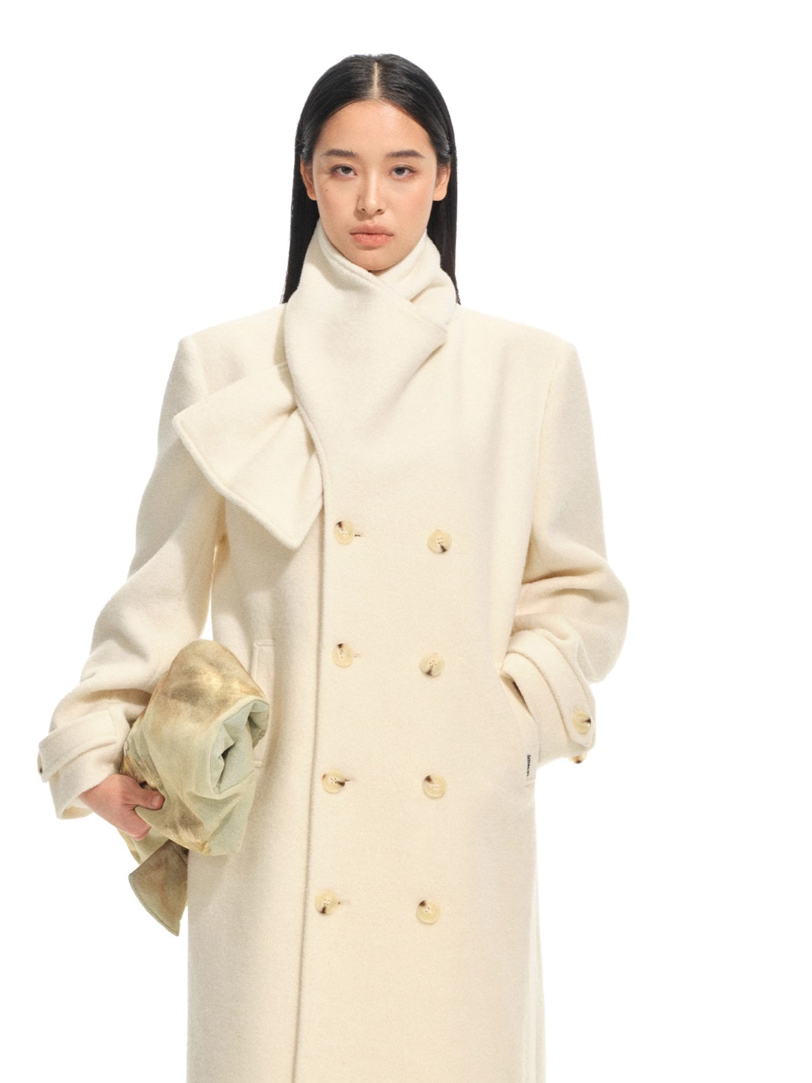 Vellia Shawl Wool-Alpaca Coat