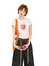 Pearl Bow Fruity Slim-fit Short Sleeve T-shirt - CHINASQUAD