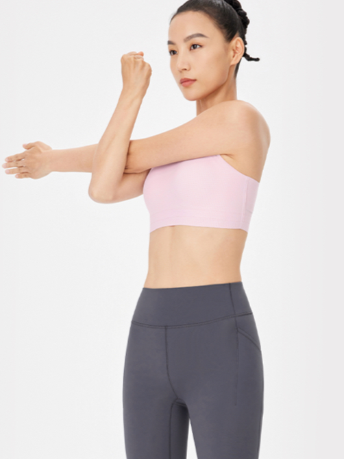 Seamless Backless Tennis Sports Bra