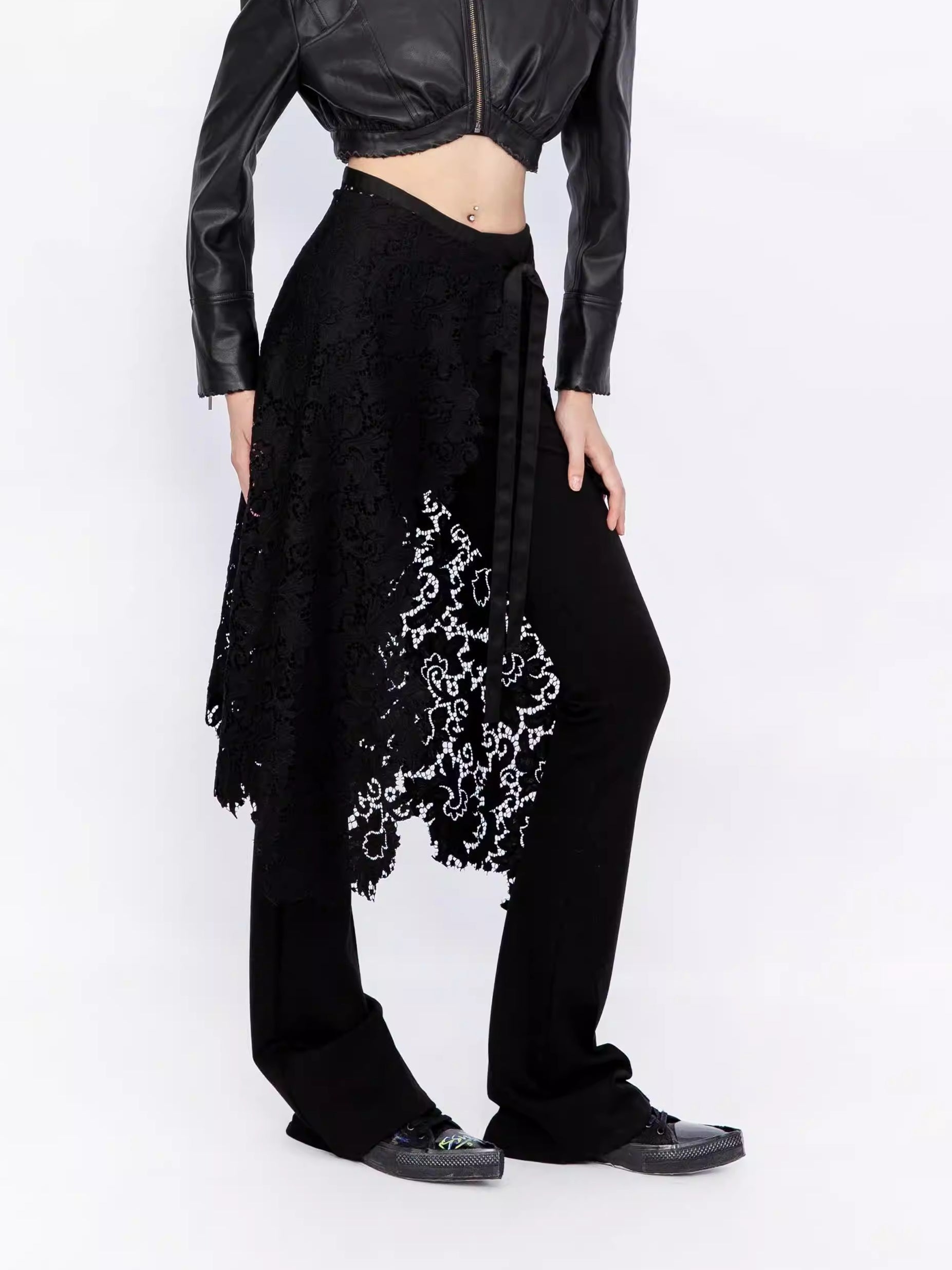 High-Stretch Slimming Micro-Flare Pants