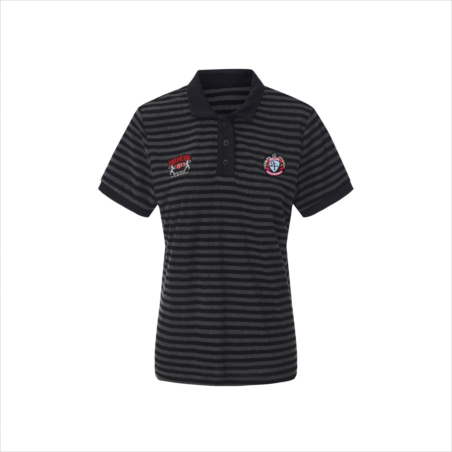 Patchwork Drawstring Adjustable T-Shirt
