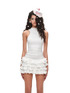 Snoopy Lace Patch Tiered Tank Dress 1Jinn Studio
