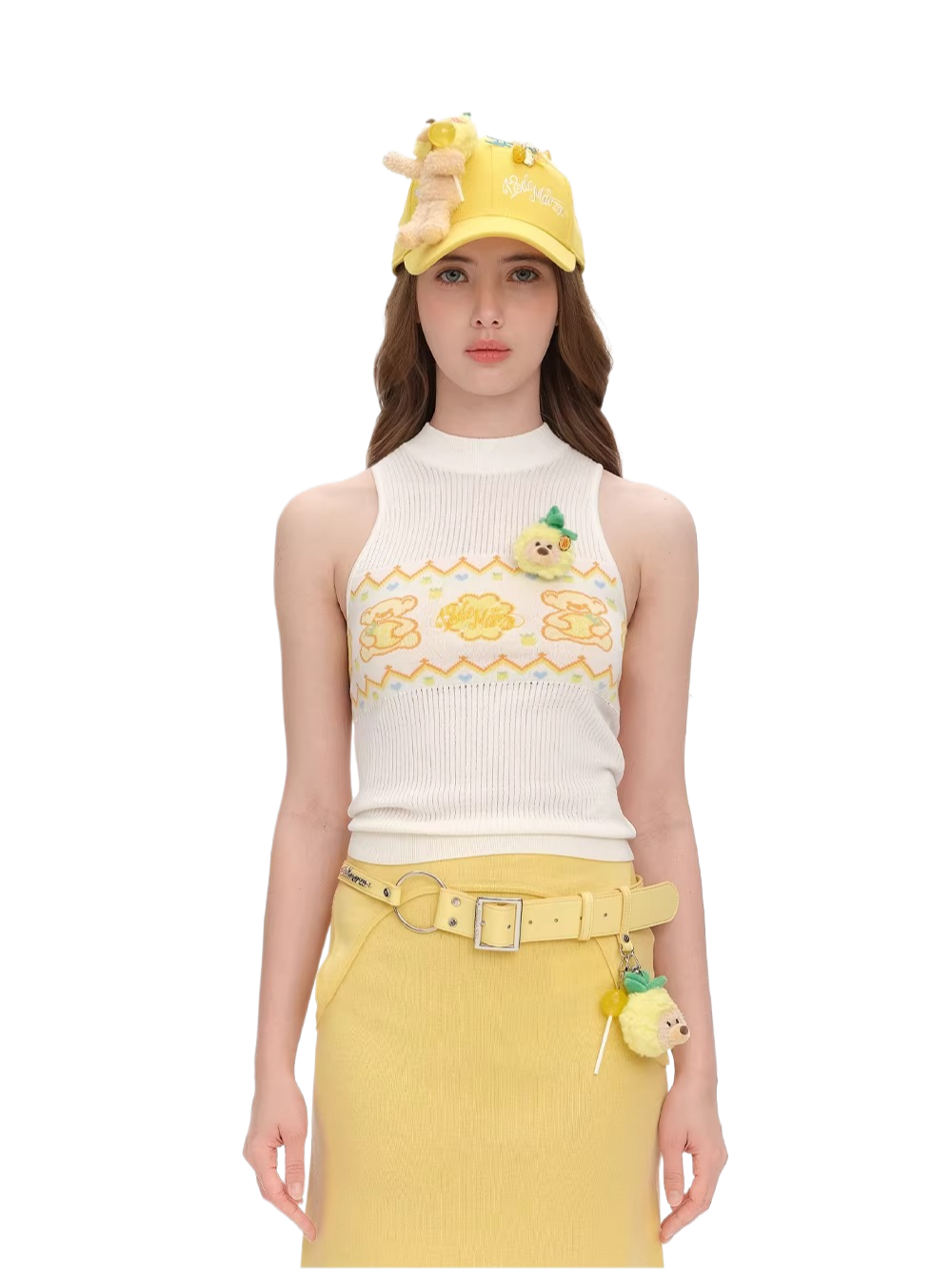 Candy Knit Cropped Vest