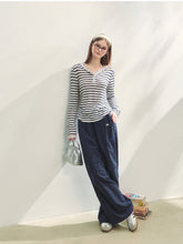 Hollow Embroidery Tie-up Casual Pants - CHINASQUAD