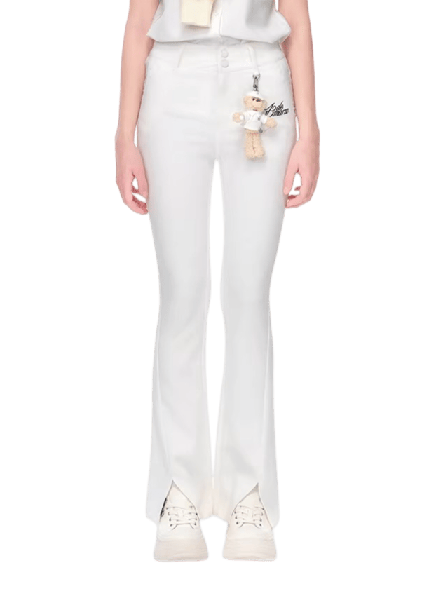 Slim Flare Golf Trousers