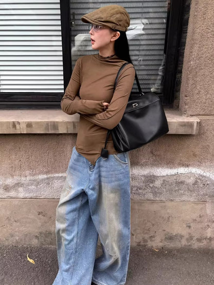 Embroidered Washed Utility Forward Cap