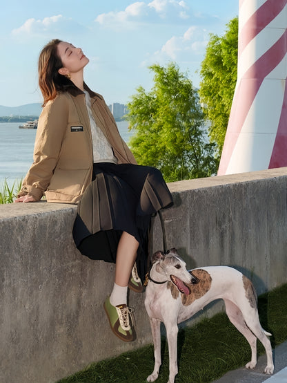 Refined Wool-Blend Short Jacket