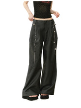 Waist-relaxed Wide-leg Suit Pants - CHINASQUAD