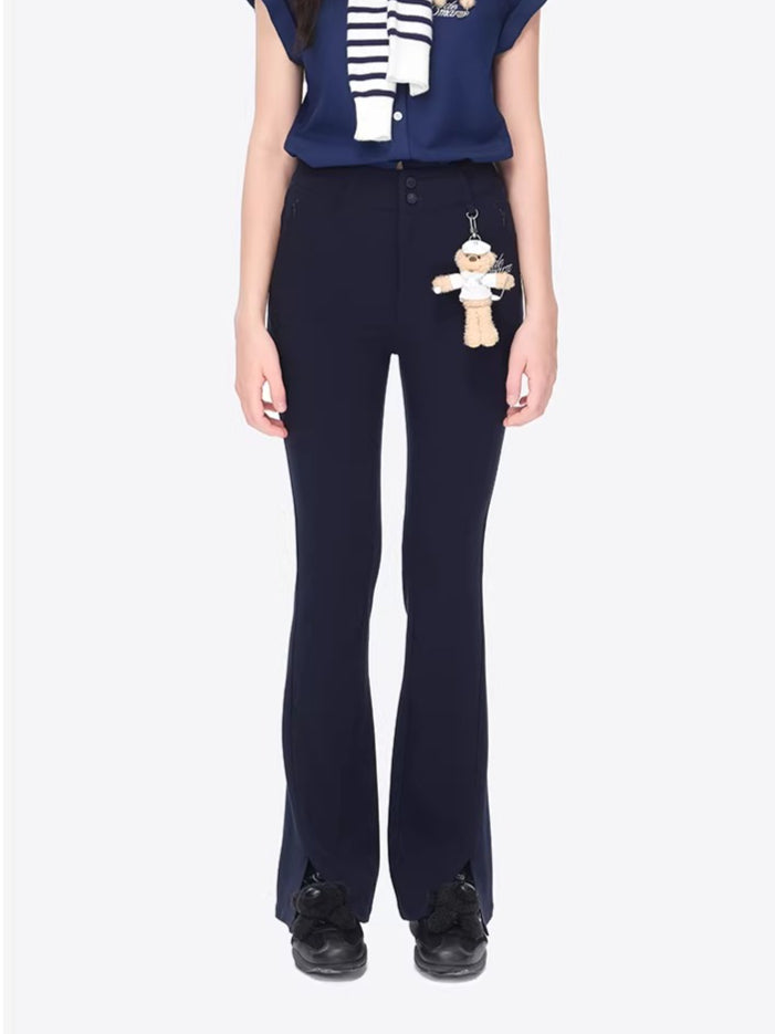 Slim Flare Golf Trousers