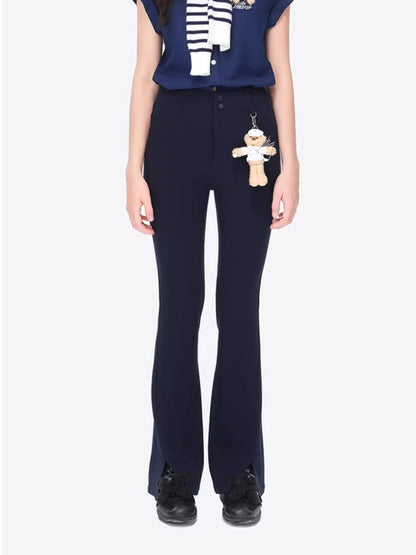 Slim Flare Golf Trousers