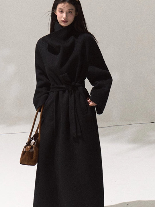 Tailored Pure Wool Long Coat