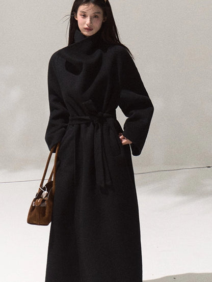Tailored Pure Wool Long Coat