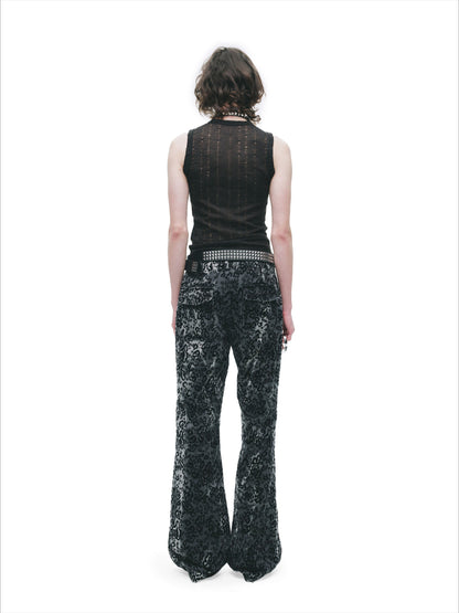 Deconstructed Cut-Out Punk Tank Top