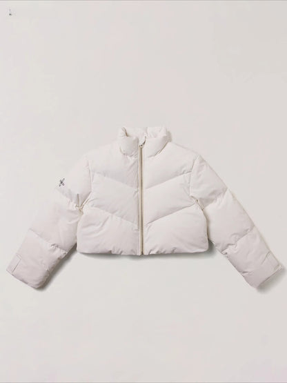 Desert Cross Cropped Down Jacket