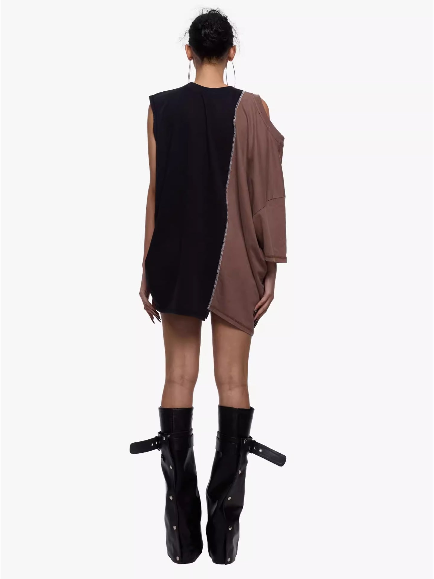 Detachable Leg Convertible Slouch-to-Straight Boots