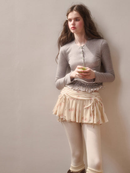 Little Velvet Bunny Printed Fitted T-Shirt