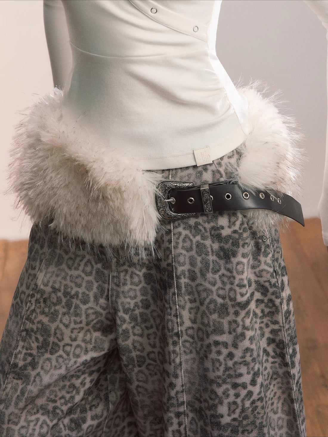 Faux Fur Multi-Way Belt