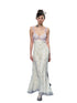 Lace Floral V-Neck Patchwork Hollow Dress - CHINASQUAD