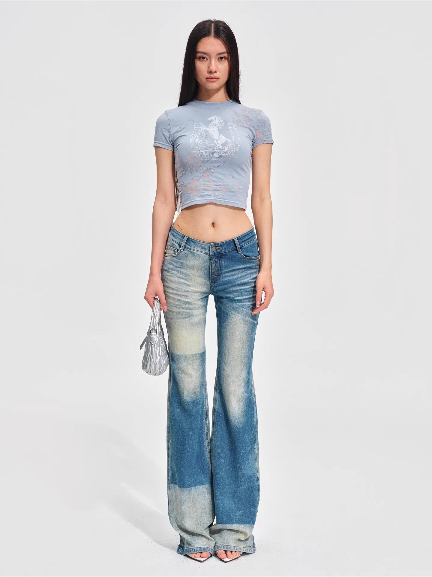 Straight-Leg Lyocell Denim Jeans