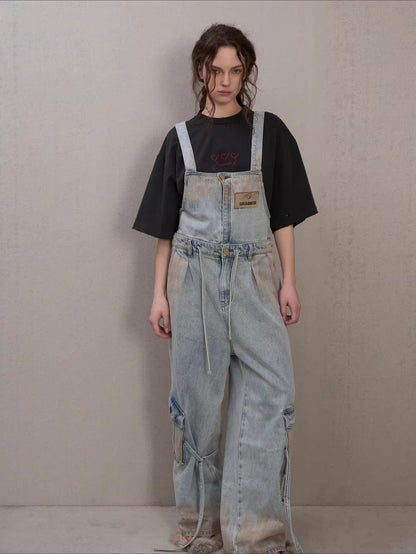 Spray-Wash Utility Pocket Relaxed Overalls