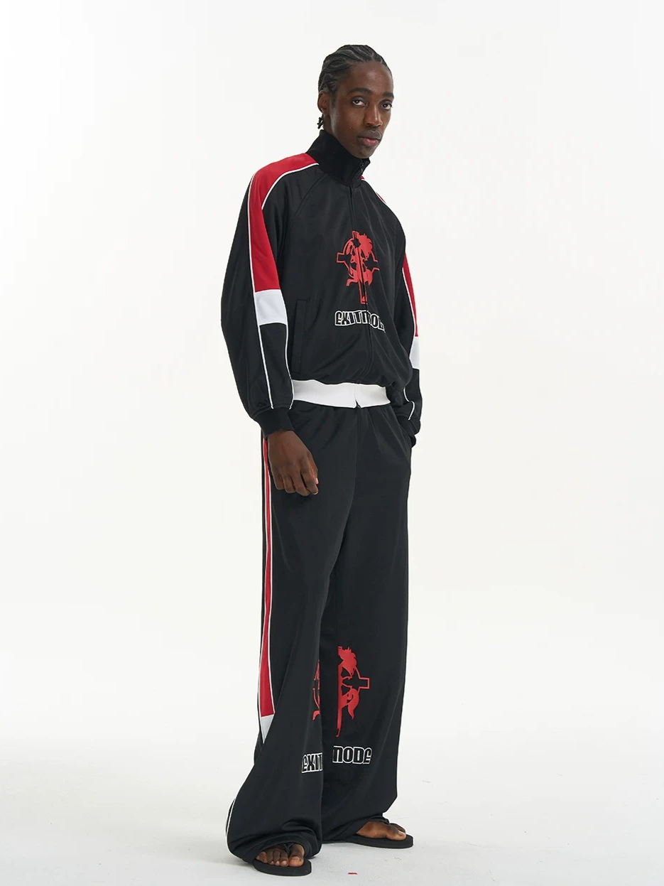 Sport Print Panel Jacket
