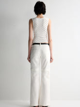 Two-Piece Polka-Dot Printed Sleeveless Vest - CHINASQUAD