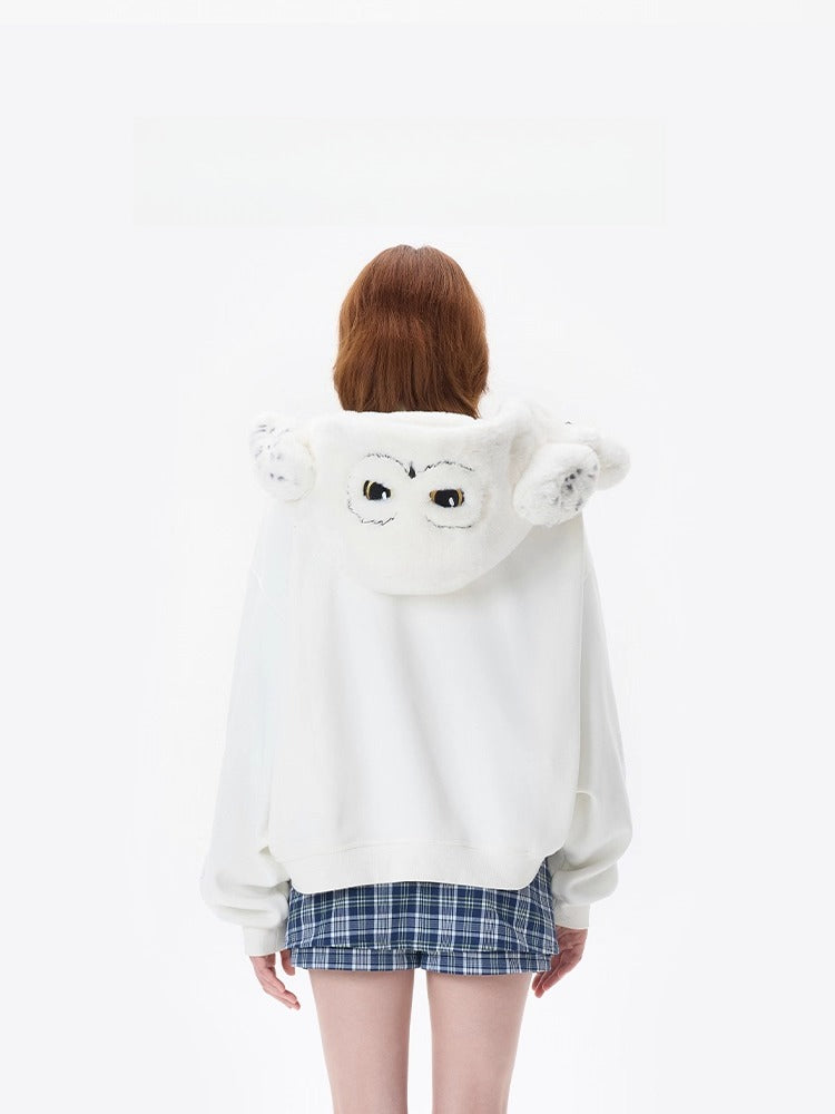 Harry Potter × 13DE MARZO “Hedwig” Hoodie Jacket