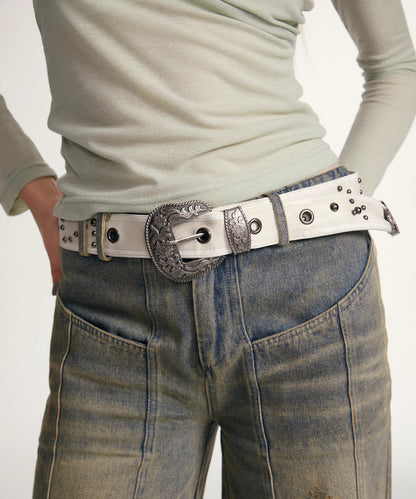 Studded Vintage Statement Belt