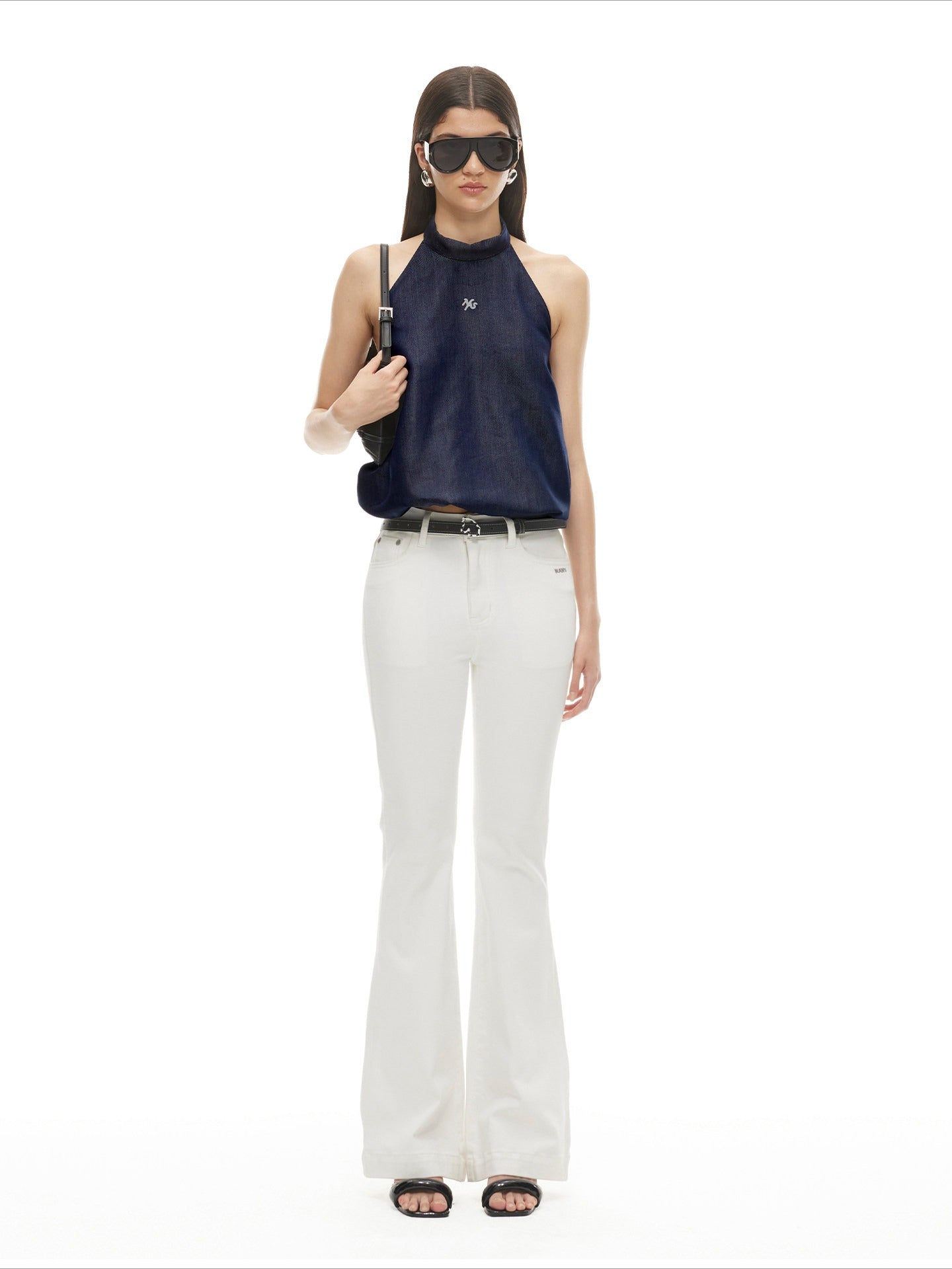 Bubble Silhouette Lyocell Denim Camisole