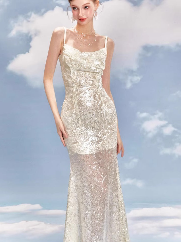 Shimmer Siren Sequin Bodycon Mermaid Dress