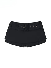 Belt Brand Embroidered Suit Skirt - CHINASQUAD