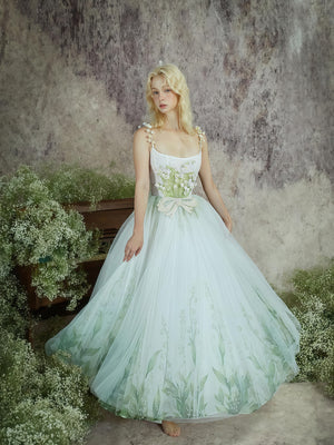 Lucky Lily Embellished Tulle Ball Gown