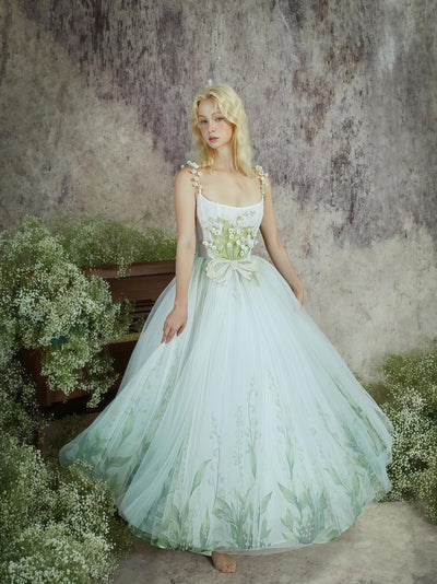 Lucky Lily Embellished Tulle Ball Gown
