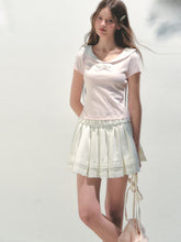 Lace Bow Retro T-shirt - CHINASQUAD
