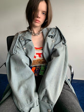 Washed Vintage Denim Jacket - CHINASQUAD
